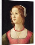 Portrait of a Young Woman by Domenico Ghirlandaio