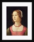 Portrait of a Young Woman by Domenico Ghirlandaio