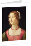 Portrait of a Young Woman by Domenico Ghirlandaio