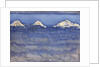 The Eiger, Monch and Jungfrau Peaks Above the Foggy Sea by Ferdinand Hodler