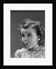 Portrait brunette little girl with surprised amazed facial expression by Anonymous