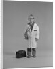 Boy dressed as medical doctor by Anonymous
