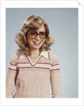 Portrait woman wearing tinted eyeglasses by Anonymous