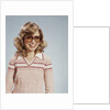 Portrait woman wearing tinted eyeglasses by Anonymous