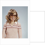 Portrait woman wearing tinted eyeglasses by Anonymous