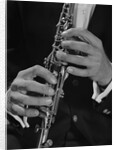 Male hands playing clarinet by Anonymous