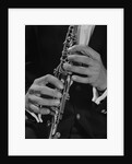 Male hands playing clarinet by Anonymous