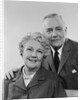 Portrait smiling elderly couple by Anonymous