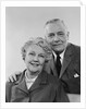 Portrait smiling elderly couple by Anonymous