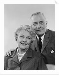 Portrait smiling elderly couple by Anonymous