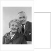 Portrait smiling elderly couple by Anonymous