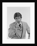 Businessman serious expression pointing with eyeglasses by Anonymous