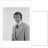 Smiling portrait business man three piece suit with vest by Anonymous