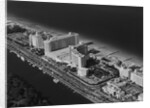 Aerial view fontainebleau hotel miami beach florida usa by Anonymous