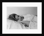 Woman sleeping bed by Anonymous