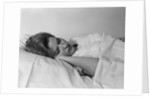 Woman sleeping bed by Anonymous