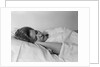 Woman sleeping bed by Anonymous
