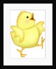 A happy chick spreading its wings as it walks by Anonymous