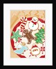 An illustration of Christmas themes cookies by Anonymous