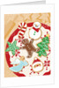 An illustration of Christmas themes cookies by Anonymous