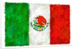 Drawing of the flag of Mexico by Anonymous