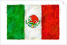 Drawing of the flag of Mexico by Anonymous