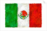 Drawing of the flag of Mexico by Anonymous