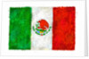 Drawing of the flag of Mexico by Anonymous
