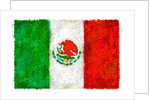 Drawing of the flag of Mexico by Anonymous