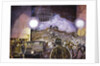 Rescue workers at World Trader Center site by Anonymous