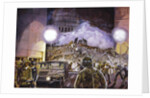 Rescue workers at World Trader Center site by Anonymous