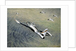 American fighter planes flying over North Korea by Anonymous