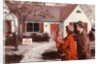 Young family looking at house for sale by Anonymous