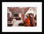 Young family looking at house for sale by Anonymous