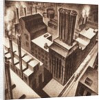 Oil refinery by Anonymous