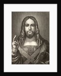Salvator Mundi by Wenceslaus Hollar