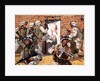 American Guardsmen raiding insurgent stronghold by Anonymous
