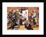 American Guardsmen raiding insurgent stronghold by Anonymous