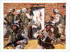 American Guardsmen raiding insurgent stronghold by Anonymous