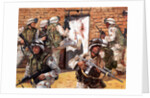 American Guardsmen raiding insurgent stronghold by Anonymous