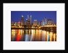 Portland, Oregon and Willamette River at dawn by Anonymous