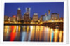 Portland, Oregon and Willamette River at dawn by Anonymous