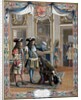 Louis XIV proclaiming duc d'Anjou King of Spain by Anonymous