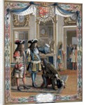 Louis XIV proclaiming duc d'Anjou King of Spain by Anonymous