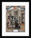 Louis XIV proclaiming duc d'Anjou King of Spain by Anonymous