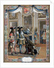 Louis XIV proclaiming duc d'Anjou King of Spain by Anonymous