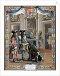 Louis XIV proclaiming duc d'Anjou King of Spain by Anonymous