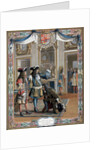 Louis XIV proclaiming duc d'Anjou King of Spain by Anonymous