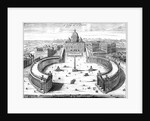 St. Peter's Basilica, Rome, 1702 by Anonymous