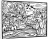Witches destroying a house by fire by Anonymous
